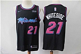 Heat 21 Hassan Whiteside Black City Edition Nike Swingman Jersey,baseball caps,new era cap wholesale,wholesale hats